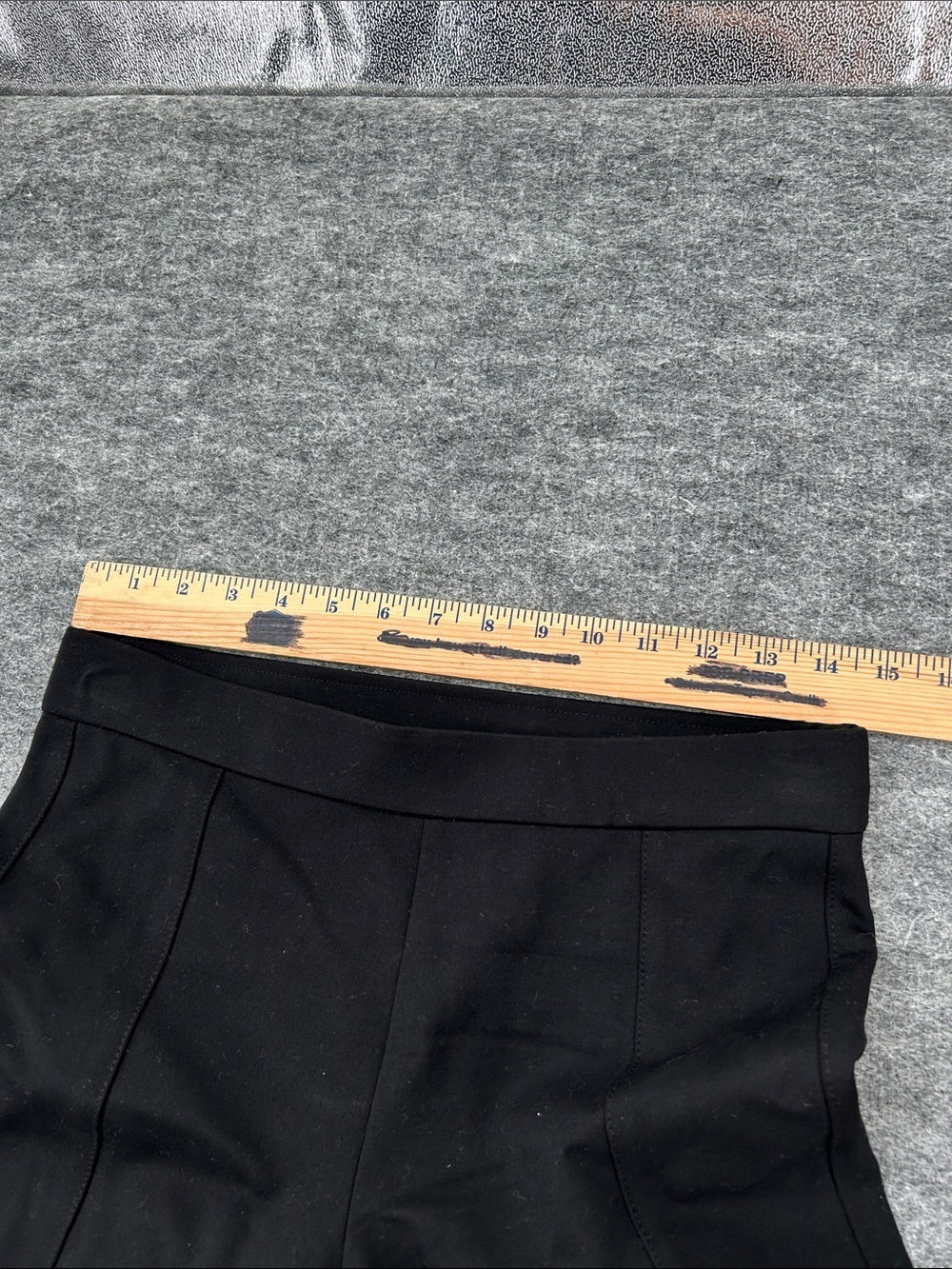 Tory Burch Black Leggings with Orange Logo Tag Size Small - Picture 6 of 11